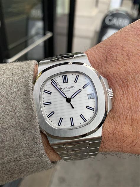 patek philippe nautilus white